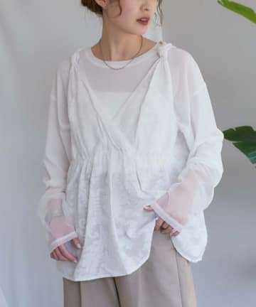 OUTLET(アウトレット) 【CIAOPANIC TYPY】2WAYネットジャガードチュニック