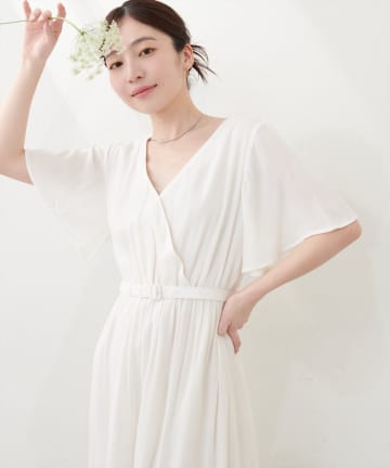 【WEB限定】ワッシャー楊柳リゾートワンピース