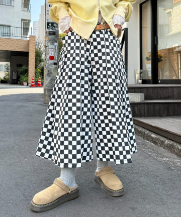 CIAOPANIC TYPY(チャオパニックティピー) 【SOUNDS GOOOOD / サウンズグッド】アソートプリーツワイドショーツ