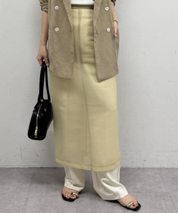 シアーメッシュダンボールスカート