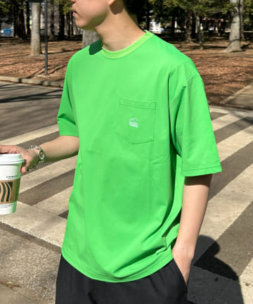 OUTLET(アウトレット) 【CIAOPANIC TYPY】 ワンポイント刺繍ポケット半袖Tee