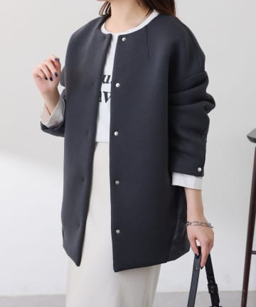 COLLAGE GALLARDAGALANTE(コラージュ ガリャルダガランテ) 【軽くて暖かい】ダンボール×キルティング スムースフィットコート