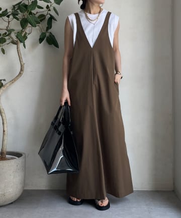 DOUDOU(ドゥドゥ) 【WEB限定】接触冷感ジャンスカ