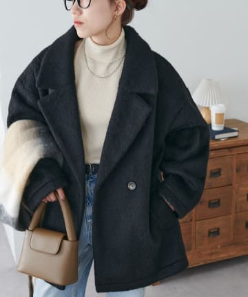 DISCOAT(ディスコート) 【上品見え/WEB限定】ダブルテーラージャケット