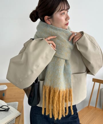 DISCOAT(ディスコート) 【WEB限定】メランジマフラー