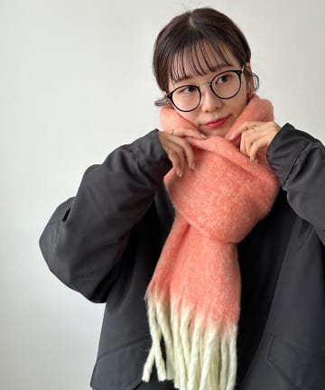 【WEB限定】メランジマフラー