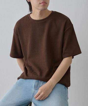 COLONY 2139(コロニー トゥーワンスリーナイン) ケーブルジャガードTEE