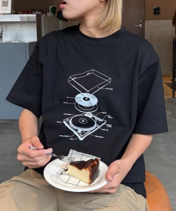 CIAOPANIC TYPY(チャオパニックティピー) 【UNISEX】レコードTEE