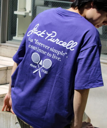 【Jack Purcell】コーマ天竺 バックプリント グラフィックTシャツ