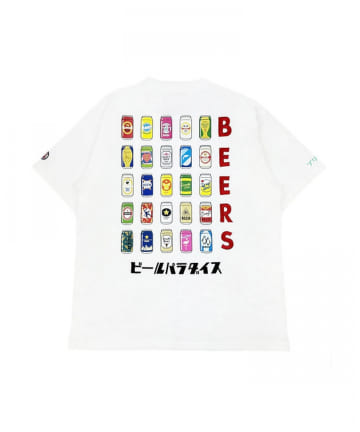 FREDY & GLOSTER(フレディ アンド グロスター) 【YOIDORE】ビールパラダイスTEE クルーネックTシャツ バックプリント