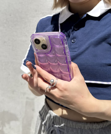 Lattice(ラティス) ぷっくりスマホケース(iPhone13/14)