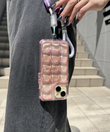 Lattice(ラティス) ぷっくりスマホケース(iPhone15)