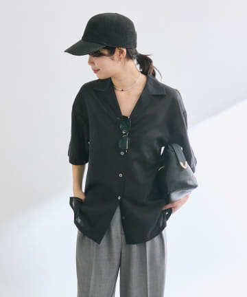 RIVE DROITE(リヴドロワ) 予約【MYSELFbyRD（マイセルフバイリヴドロワ）】OpenCollarShirt