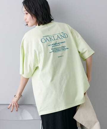 DISCOAT(ディスコート) 【ユニセックス】カラー刺繍ロゴTシャツ