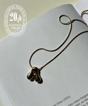 LOUNGEDRESS(ラウンジドレス) 【20周年限定】【GALENA】20thイニシャルネックレス