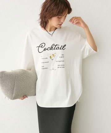 【遊び心◎】COCKTAILオーバーTee