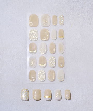 3COINS(スリーコインズ) セミハードジェルネイルシールハンド／and us