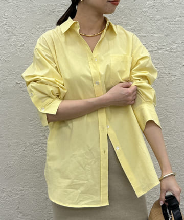 【Loungedress】コットンBASICシャツ