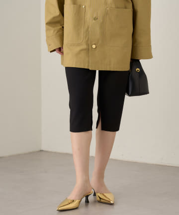 【Loungedress】カットジョーゼットハーフパンツ