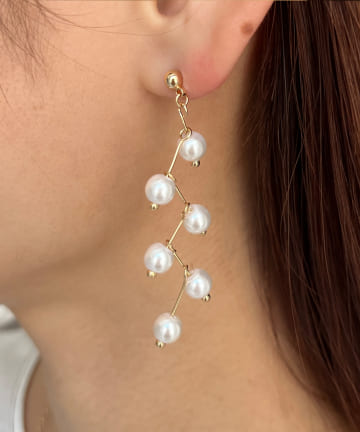 Chez toi(シェトワ) ニュアンスパールピアス