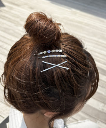 Lattice(ラティス) フラワービーズヘアピンセット(4P)