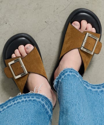 CIAOPANIC TYPY(チャオパニックティピー) バックルベルト厚底サンダル