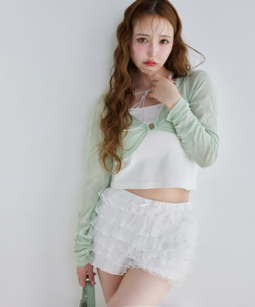 one after another NICE CLAUP(ワンアフターアナザー ナイスクラップ) 【moon light marine collection】インナーセットボレロ