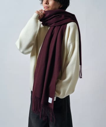 Lui's(ルイス) カシミヤタッチカラーロングマフラー