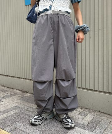CIAOPANIC TYPY(チャオパニックティピー) 【UNISEX】ナイロン切り替えパンツ