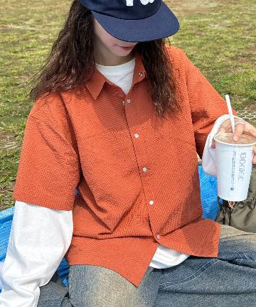 CIAOPANIC TYPY(チャオパニックティピー) 【UNISEX】ポコポコ半袖無地シャツ
