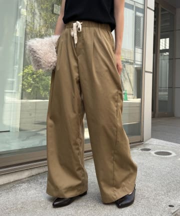 CIAOPANIC TYPY(チャオパニックティピー) 【低身長・高身長対応/サイズ展開あり】【新色追加】スタイルアップ柔らかワイドイージーパンツ