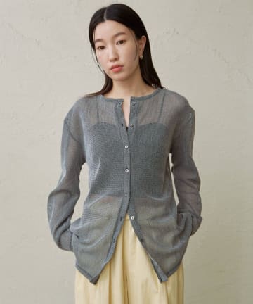 【今から秋まで使える！】2WAYメッシュカーディガン