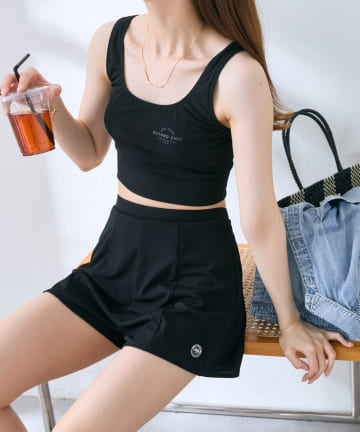 PUAL CE CIN(ピュアルセシン) 【WEB限定/セットアップ】ビスチェトップスイムウェア
