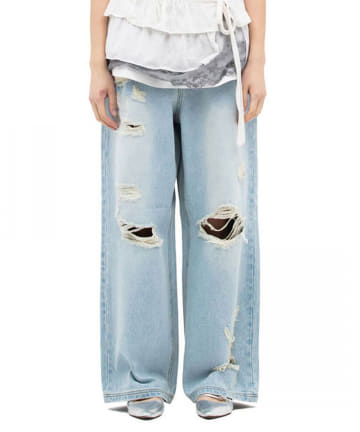 【DEFGARMENTS/デフグラメンツ】DESTROYED JEAN