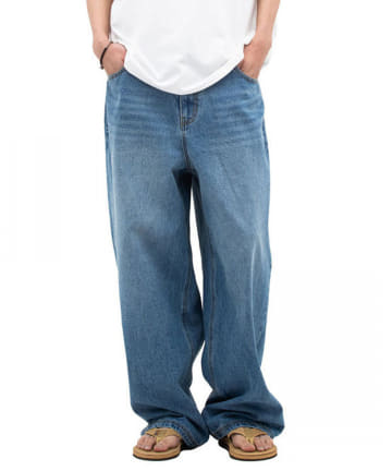 【DEFGARMENTS/デフグラメンツ】WIDE DENIM PANTS