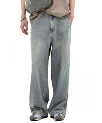 【DEFGARMENTS/デフグラメンツ】SIDE TRACK LINE JEAN