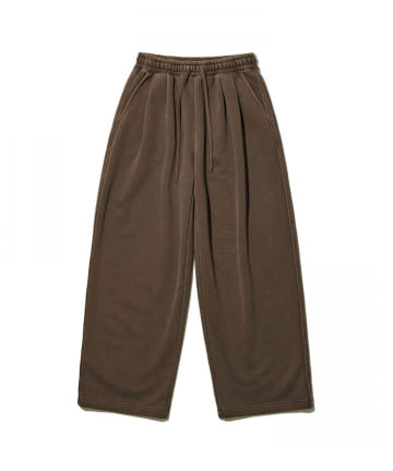 【DEFGARMENTS/デフグラメンツ】WIDE PIG SWEAT PANTS