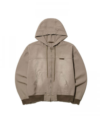 【DEFGARMENTS/デフグラメンツ】HOODED BOMBER