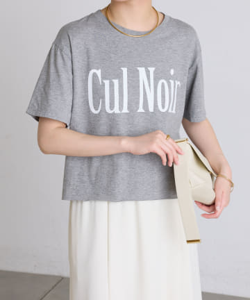 COLLAGE GALLARDAGALANTE(コラージュ ガリャルダガランテ) 【スタイルアップ】カットオフウォッシュＴシャツ
