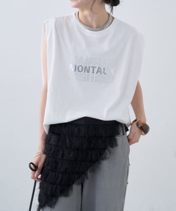 OUTLET(アウトレット) 【Omekashi】MONTAUKスリーブレスTEE