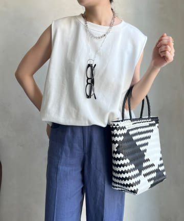 DOUDOU(ドゥドゥ) スウェットタンクプルオーバー