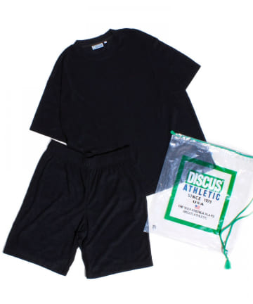 FREDY & GLOSTER(フレディ アンド グロスター) 【3点セット】パイルセットアップ Tシャツ＆ショーツ＆収納バッグ