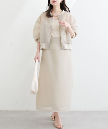 【natural couture】メッシュダンボールスカート