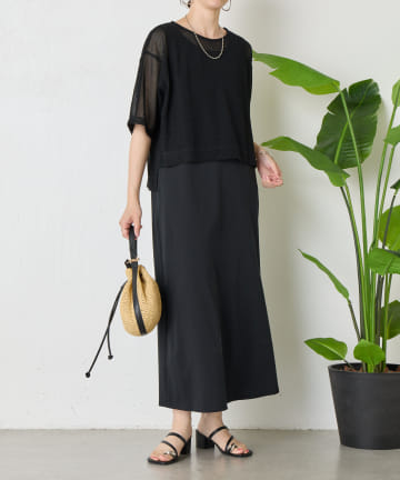 メッシュセットワンピース