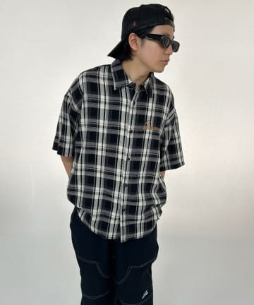 【WHO'S WHO gallery】BRONXヘビーネルチェックシャツ