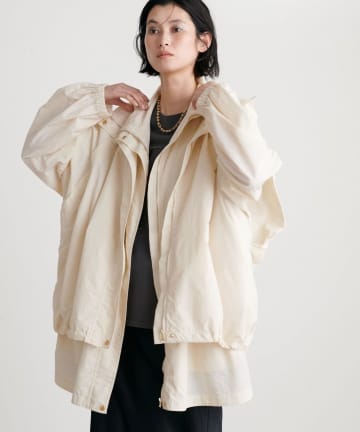 NICE CLAUP / OLIVE des OLIVE OUTLET(ナイスクラップ  / オリーブ デ オリーブ アウトレット) 【LARUTA】撥水加工ナイロンベスト