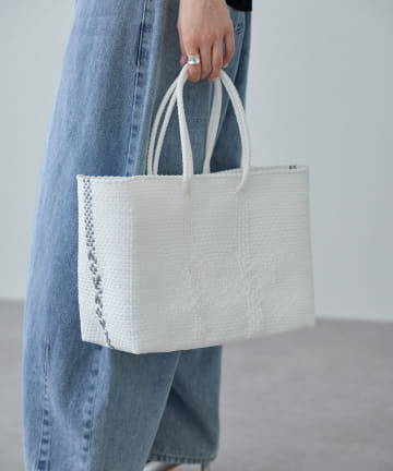 PUAL CE CIN(ピュアルセシン) 手編みメルカドバッグ