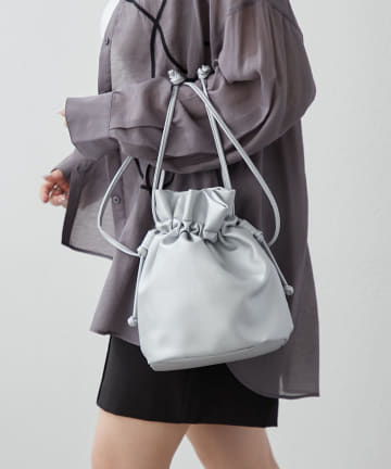 NICE CLAUP / OLIVE des OLIVE OUTLET(ナイスクラップ  / オリーブ デ オリーブ アウトレット) 【RMAF】【WEB限定】巾着２ＷＡＹショルダー