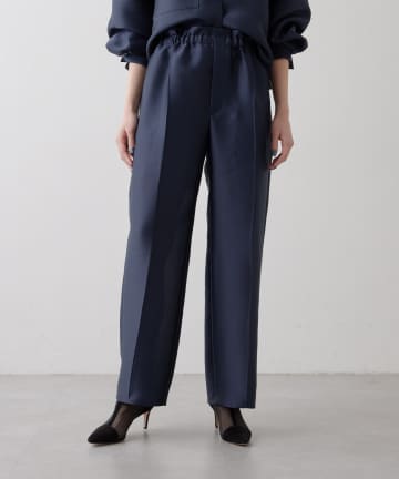 《セットアップ対応可》シルキーダブルクロスワイドパンツ