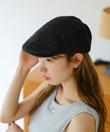 デニム加工ハンチング